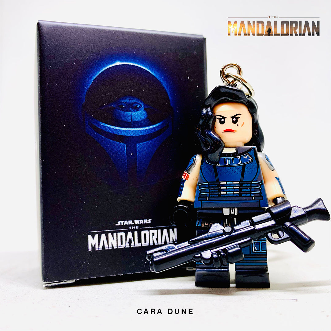 Cara Dune Custom Minifigure Keychain Brick This Now