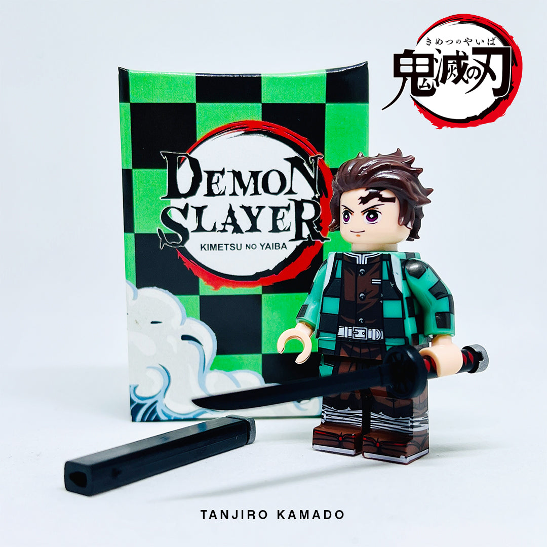Tanjiro Demon Slayer Custom Lego Minfigure ***Burning Bones Summer Sun  Effect***