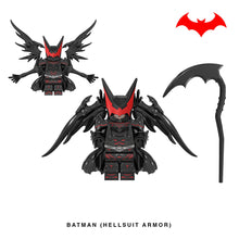 Load image into Gallery viewer, Batman (Hellsuit Armor) Custom Minifigure