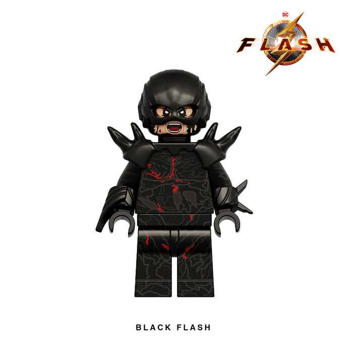 Black Flash Custom Minifigure Keychain