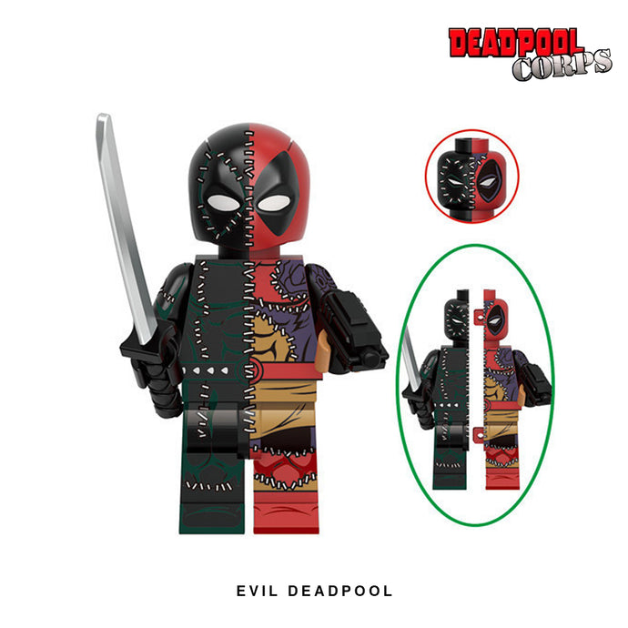 Evil Deadpool Custom Minifigure