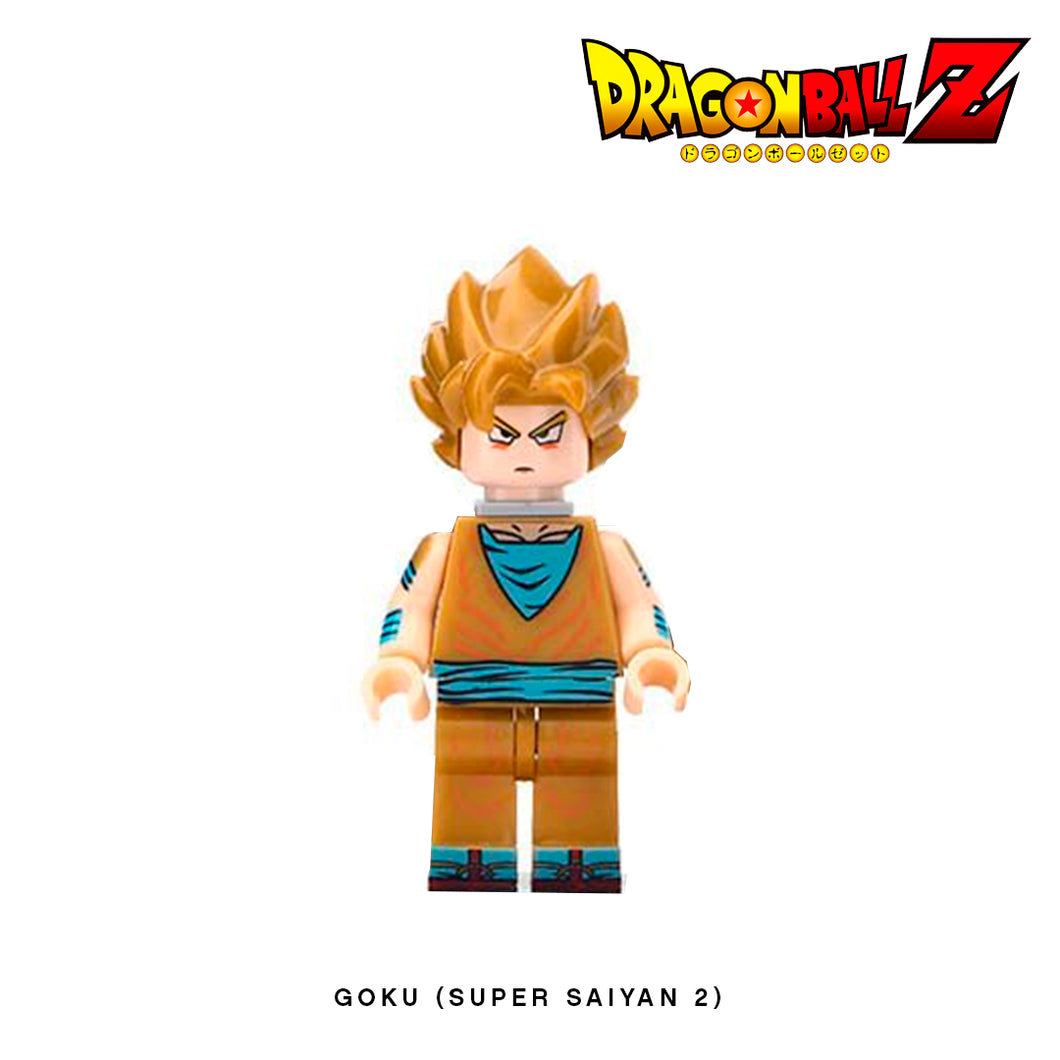 Goku Super Saiyan Custom Minifigure Keychain