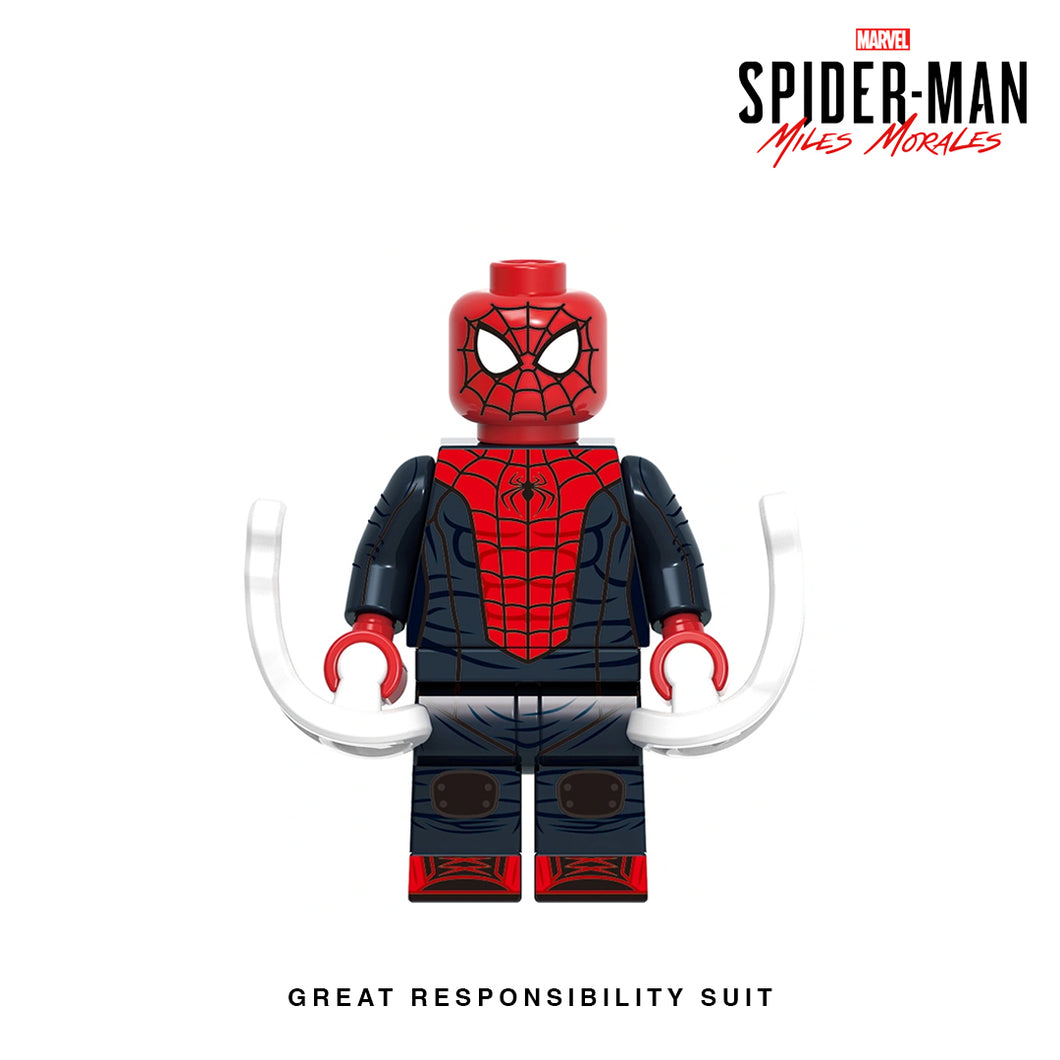 Great Responsibility Suit (Miles Morales) Custom Minifigure