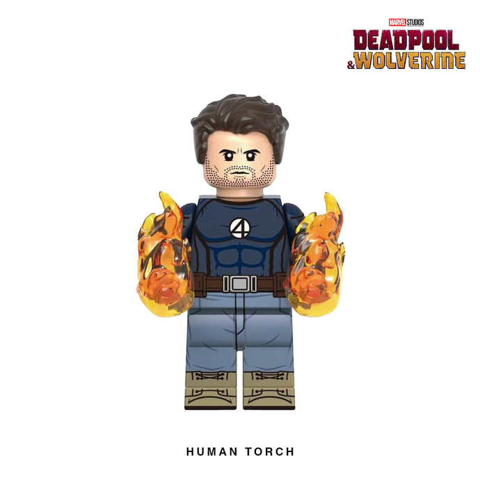 Human Torch Custom Minifigure