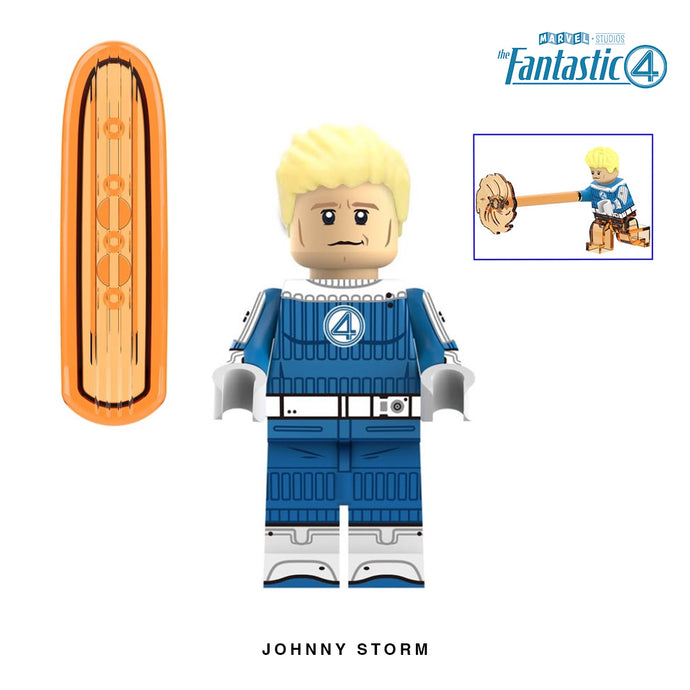 Human Torch Custom Minifigure