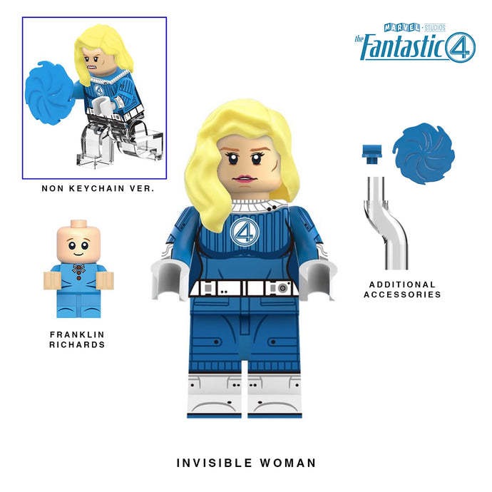 Invisible Woman Custom Minifigure