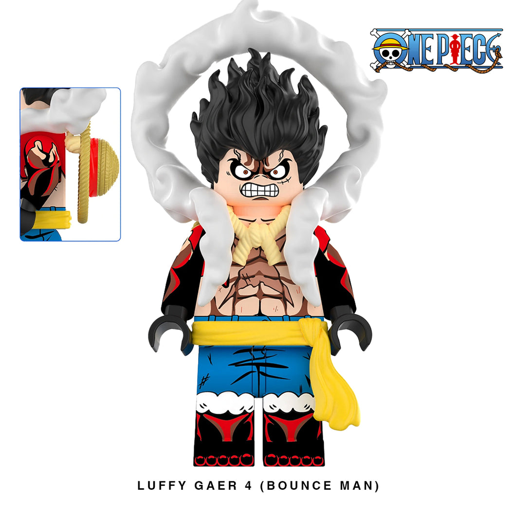 Monkey D. Luffy Gear 4 (Bounce Man) Custom Minifigure