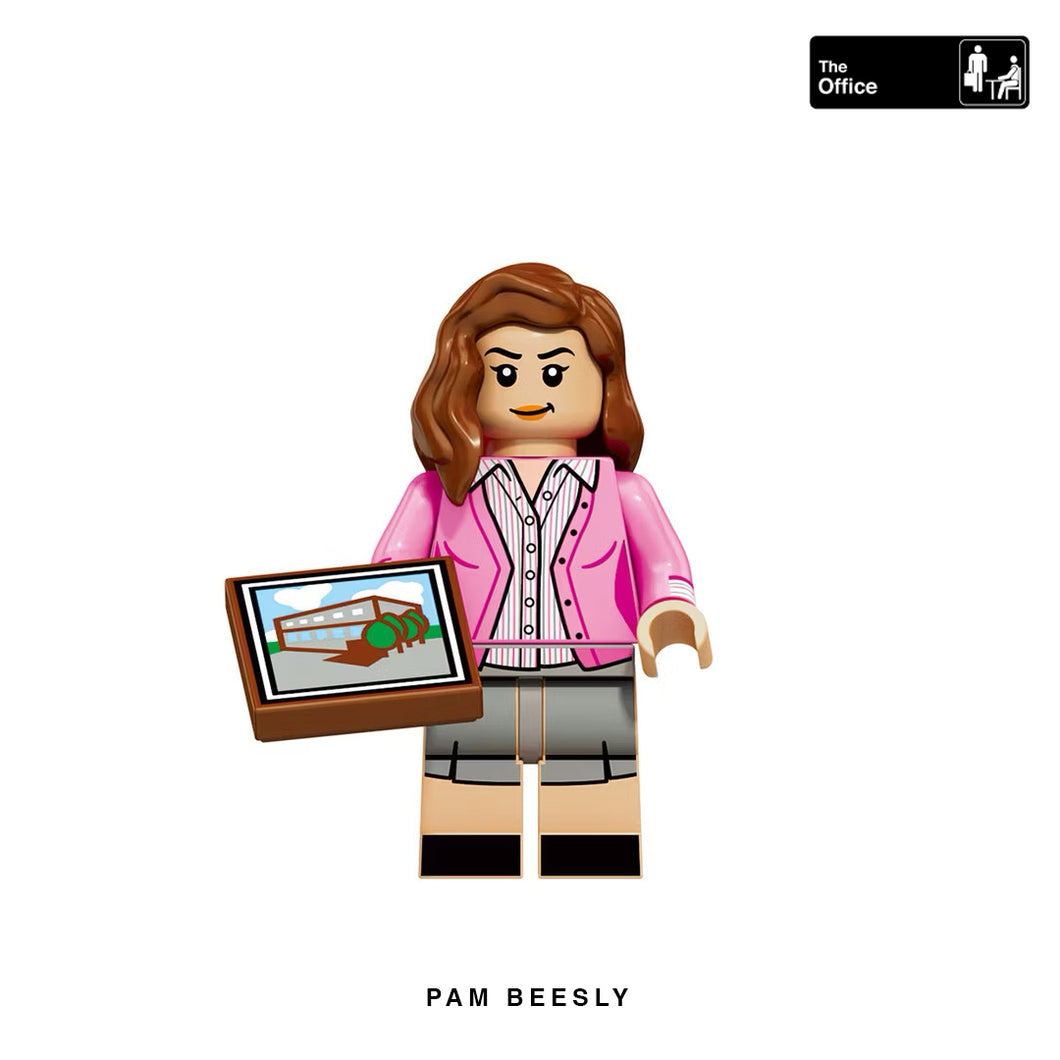 Pam Beesly Custom Minifigure