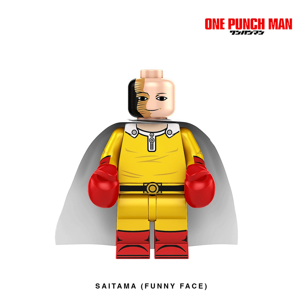 Saitama (Funny Face) Custom Minifigure