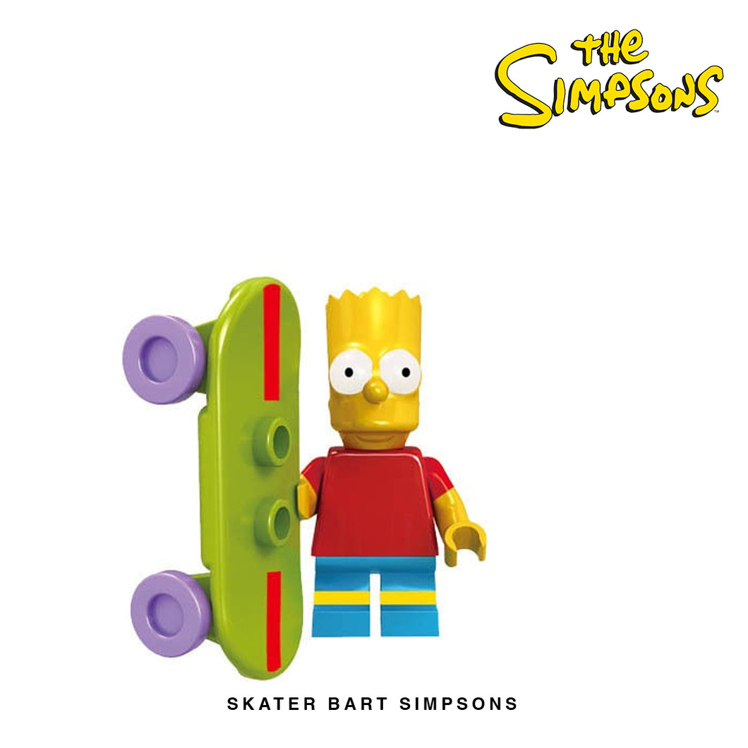 Skater Bart Simpsons Custom Minifigure