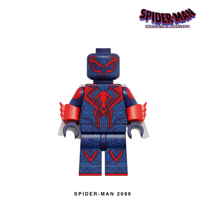 Spider-Man 2099 (Across The Spider-Verse) Custom Minifigure Keychain