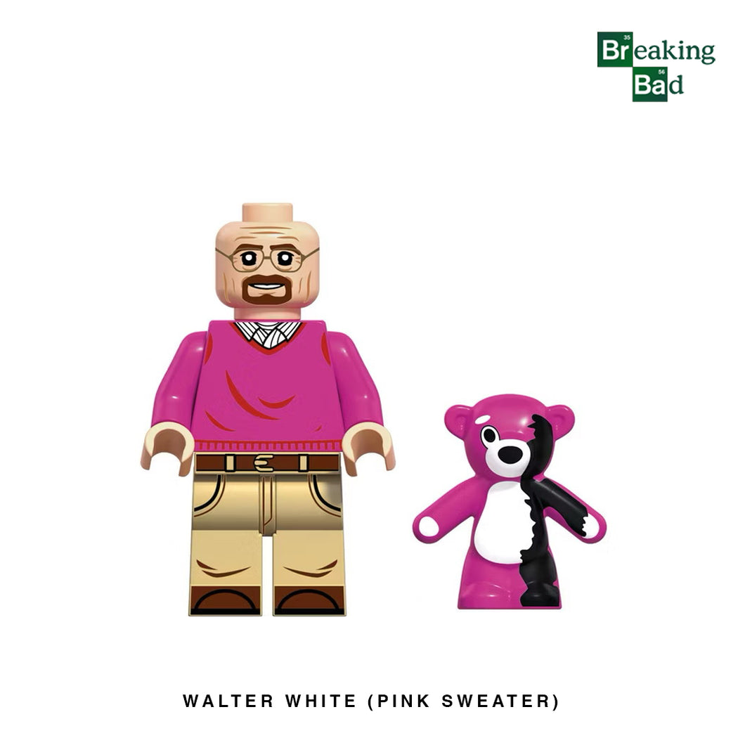 Walter White (Pink Sweater) Custom Minifigure