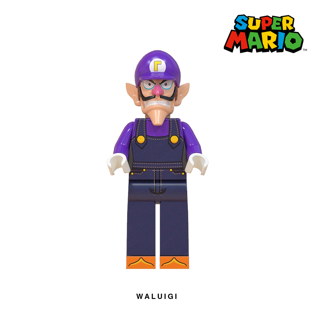 Waluigi Custom Minifigure