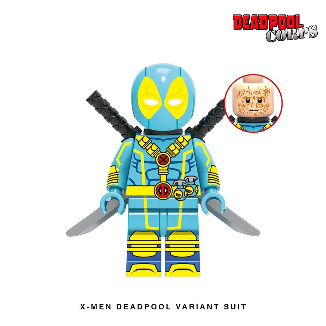 X-Men Deadpool (Variant Suit) Custom Minifigure