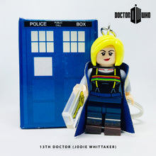 Load image into Gallery viewer, 13th Doctor Custom Minifigure Keychain