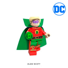 Load image into Gallery viewer, Alan Scott Custom Minfigure Keychain