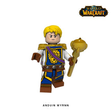 Load image into Gallery viewer, Anduin Wrynn Custom Minifigure Keychain