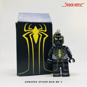 Armored Spider-Man MK II Custom Minifigure Keychain