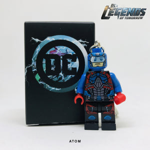 Atom (CW) Custom Minifigure Keychain