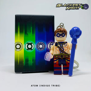 Atom (Indigo Tribe) Custom Minifigure Keychain