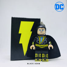 Load image into Gallery viewer, Black Adam Custom Minifigure Keychain