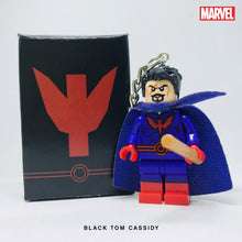 Load image into Gallery viewer, Black Tom Cassidy Custom Minifigure Keychain