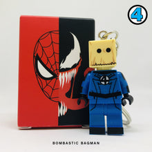 Load image into Gallery viewer, Bombastic Bagman Custom Minifigure Keychain