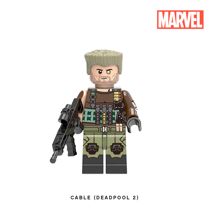 Cable (Deadpool 2) Custom Minifigure Keychain