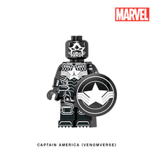 Load image into Gallery viewer, Captain America (Venomverse) Custom Minifigure Keychain