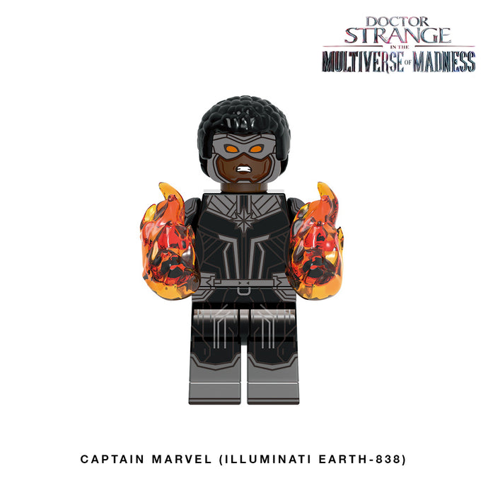 Captain Marvel (Battle Mode) (Illuminati Earth-838) Custom Minifigure