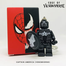 Load image into Gallery viewer, Captain America (Venomverse) Custom Minifigure Keychain