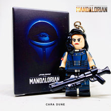 Load image into Gallery viewer, Cara Dune Custom Minifigure Keychain