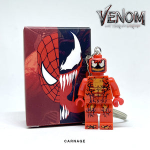 Carnage Custom Minifigure Keychain