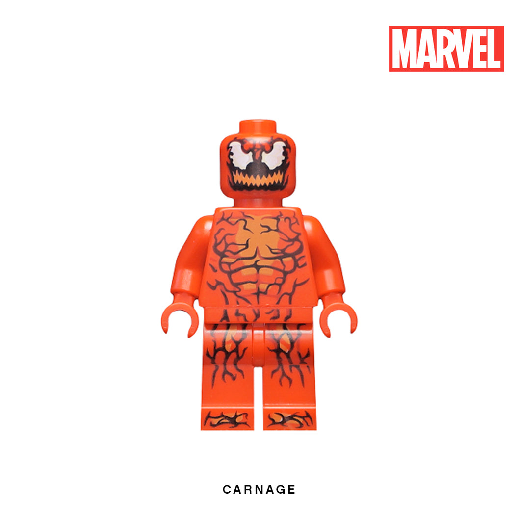 Carnage Custom Minifigure Keychain