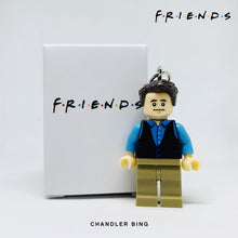 Load image into Gallery viewer, Chandler Bing Custom Minifigure Keychain