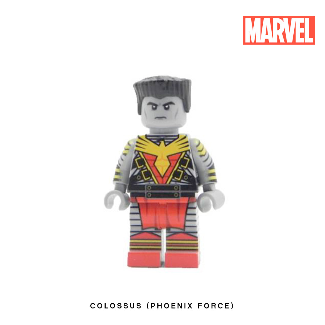 Colossus (Phoenix Force) Custom Minifigure Keychain – Brick This Now