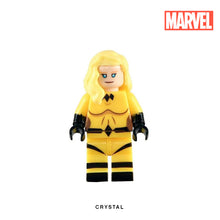 Load image into Gallery viewer, Crystal (Inhumans) Custom Minifigure Keychain