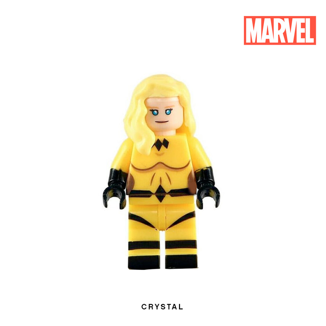 Crystal (Inhumans) Custom Minifigure Keychain