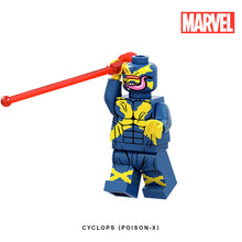 Load image into Gallery viewer, Cyclops (Venomized) Custom Minifigure Keychain