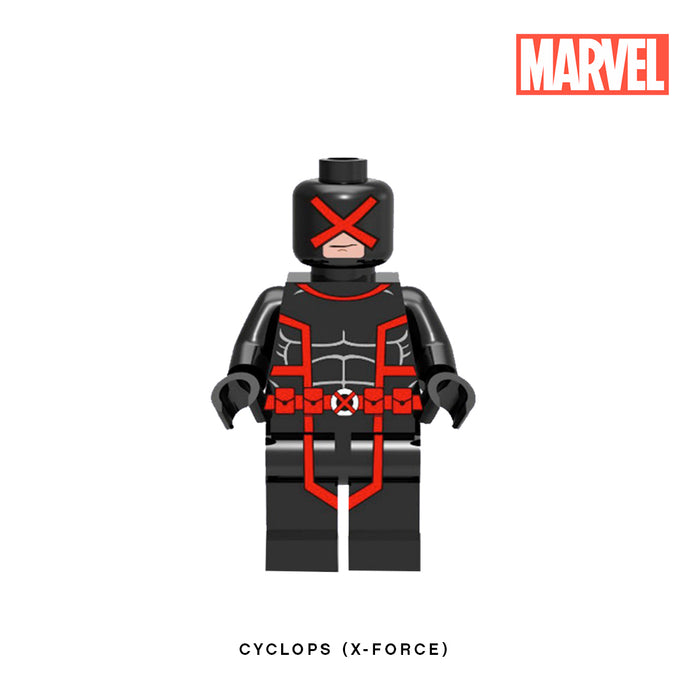 Cyclops (X-Force) Custom Minifigure Keychain