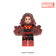 Load image into Gallery viewer, White Phoenix/Dark Phoenix Custom Minifigure Keychain