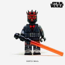 Load image into Gallery viewer, Darth Maul Custom Minifigure Keychain