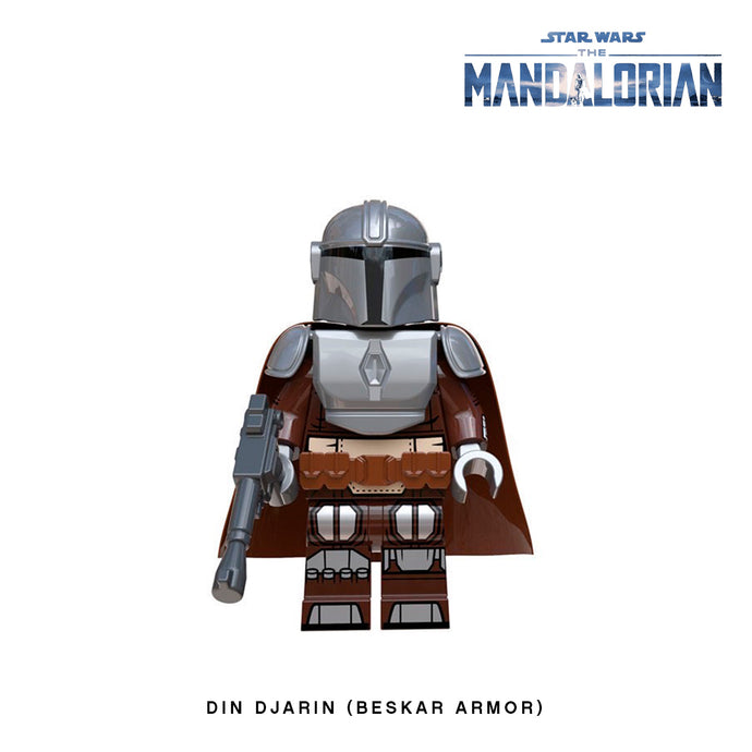 Din Djarin (Beskar Armor) Custom Minifigure Keychain