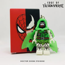 Load image into Gallery viewer, Doctor Doom (Poison) Custom Minifigure Keychain