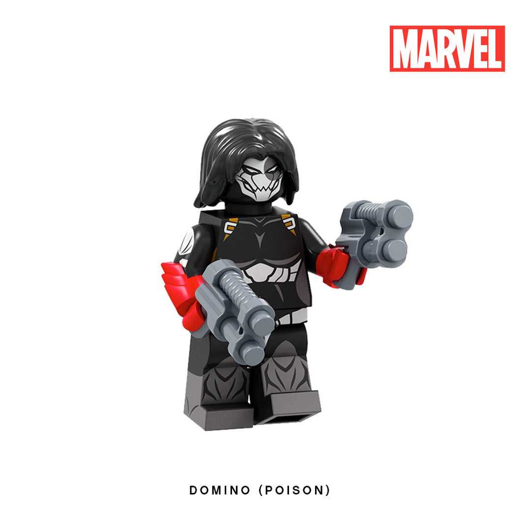 Domino (Poison) Custom Minifigure Keychain