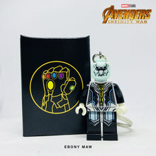 Load image into Gallery viewer, Ebony Maw (Infinity War) Custom Minifigure Keychain