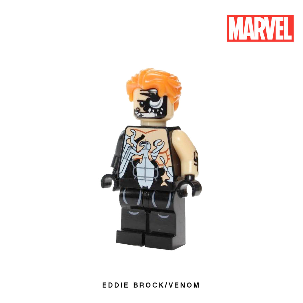 Eddie Brock/Venom Custom Minifigure Keychain