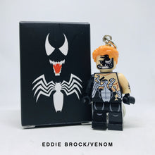 Load image into Gallery viewer, Eddie Brock/Venom Custom Minifigure Keychain