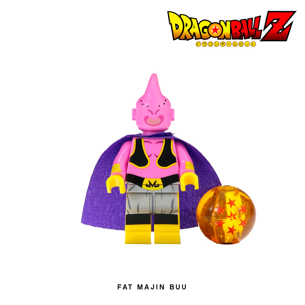 Fat Majin Buu Custom Minifigure Keychain