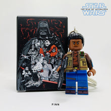 Load image into Gallery viewer, Finn (Rise of Skywalker) Custom Minifigure Keychain